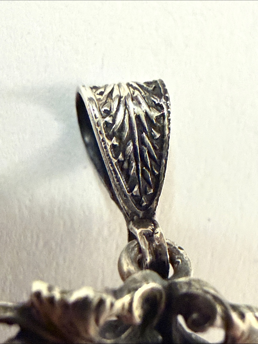 Vintage Italian 800 Silver Delphic Sibyl Portrait Pendant Brooch 5 Grams - Picture 12 of 12